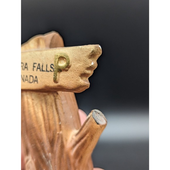 Vintage Niagara Falls Bears Salt & Pepper Shakers Set W/Stand 3 Pc Granny Core - Picture 5 of 16